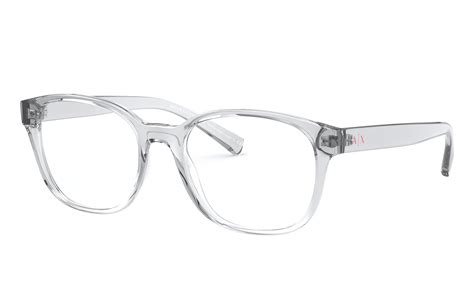 square shaped transparent eyeglasses